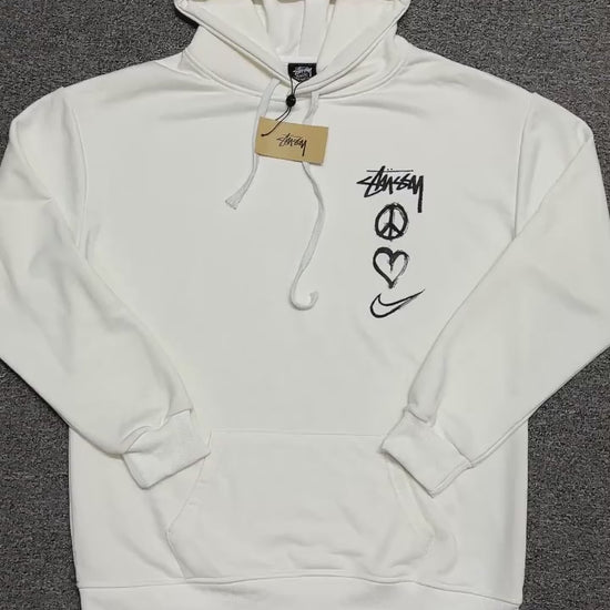 Nike x Stüssy "Peace, Love, Swoosh" Hoodie