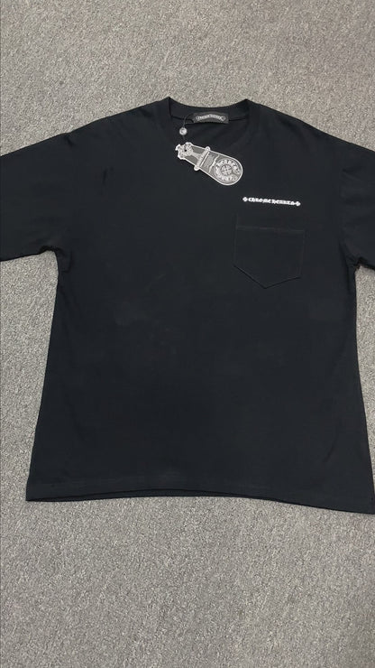 Chrome Hearts x Matty Boy More Head black pocket T-shirt front view